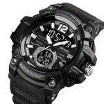 SKMEI 1725 Orologio elettronico luminoso a tre tempi con display digitale a LED