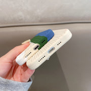 Custodia protettiva in silicone con trama a spina di pesce, For iPhone 11, For iPhone 12, For iPhone 12 Pro, For iPhone 12 Pro Max