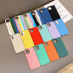 Custodia in silicone con trama spina di pesce per iPhone 11