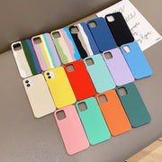 Custodia protettiva in silicone con trama a spina di pesce, For iPhone 11, For iPhone 12, For iPhone 12 Pro, For iPhone 12 Pro Max