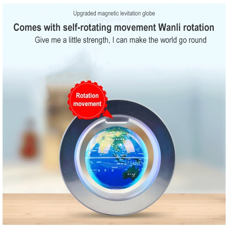 Decorazioni da scrivania per soggiorno Globo a levitazione magnetica con luce a LED, AU Plug, US Plug, EU Plug, UK Plug