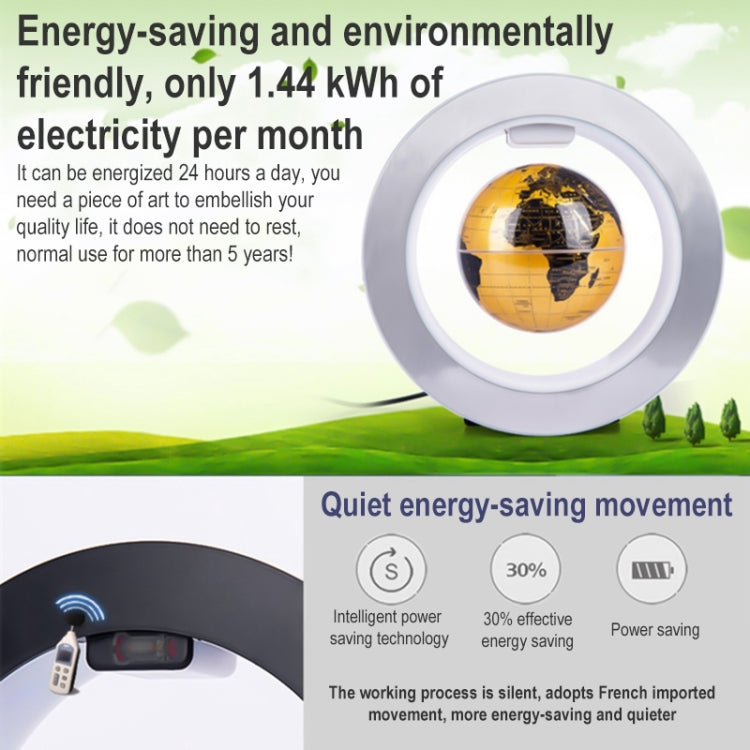 Decorazioni da scrivania per soggiorno Globo a levitazione magnetica con luce a LED, AU Plug, US Plug, EU Plug, UK Plug