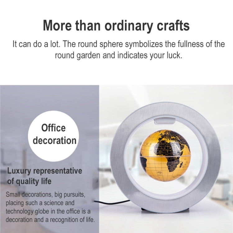 Decorazioni da scrivania per soggiorno Globo a levitazione magnetica con luce a LED, AU Plug, US Plug, EU Plug, UK Plug
