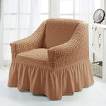 Copridivano stile gonna a copertura totale elastica universale Four Seasons, dimensioni: singolo S 90-140 cm