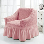 Copridivano stile gonna a copertura totale elastica universale Four Seasons, dimensioni: singolo S 90-140 cm