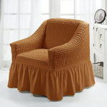 Copridivano stile gonna a copertura totale elastica universale Four Seasons, dimensioni: singolo S 90-140 cm
