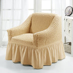 Copridivano stile gonna a copertura totale elastica universale Four Seasons, dimensioni: singolo S 90-140 cm