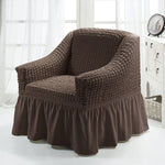 Copridivano stile gonna a copertura totale elastica universale Four Seasons, dimensioni: singolo S 90-140 cm