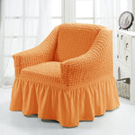 Copridivano stile gonna a copertura totale elastica universale Four Seasons, dimensioni: singolo S 90-140 cm