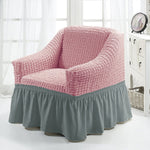Copridivano stile gonna a copertura totale elastica universale Four Seasons, dimensioni: singolo S 90-140 cm