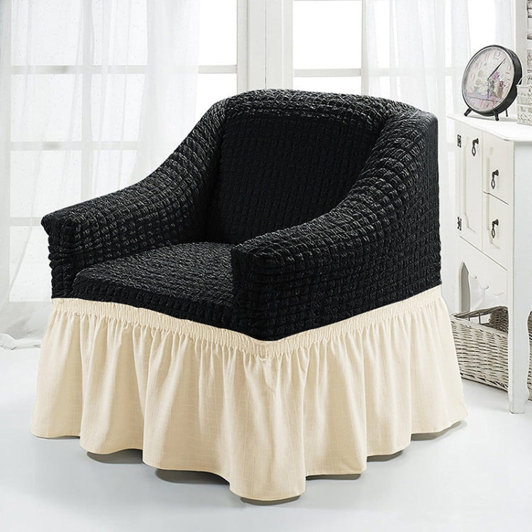 Copridivano stile gonna a copertura totale elastica universale Four Seasons, dimensioni: singolo S 90-140 cm