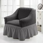 Copridivano stile gonna a copertura totale elastica universale Four Seasons, dimensioni: singolo S 90-140 cm