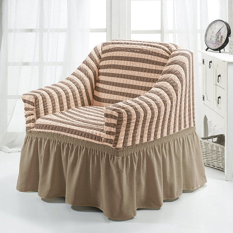 Copridivano stile gonna a copertura totale elastica universale Four Seasons, dimensioni: singolo S 90-140 cm