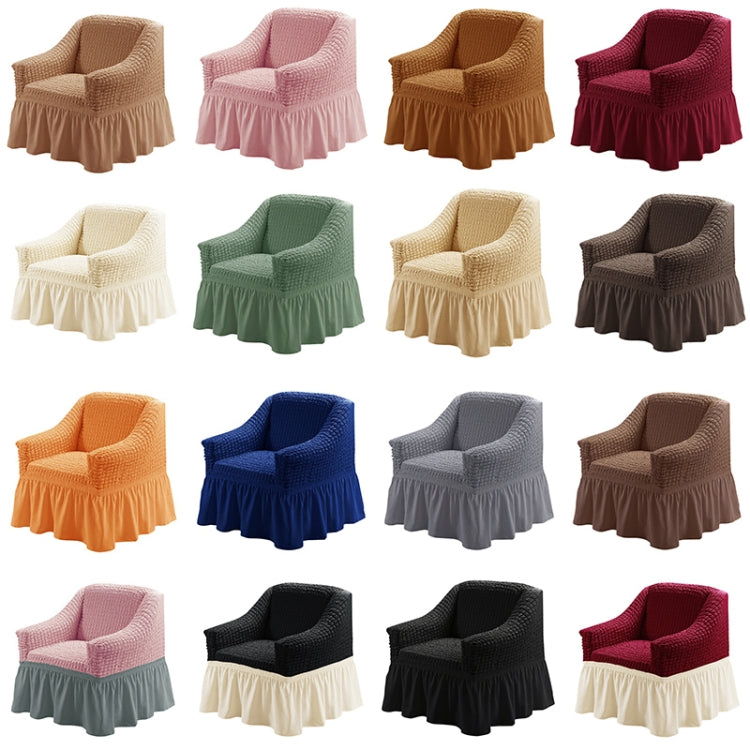 Copridivano stile gonna a copertura totale elastica universale Four Seasons, dimensioni: singolo S 90-140 cm