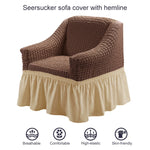 Copridivano stile gonna a copertura totale elastica universale Four Seasons, dimensioni: singolo S 90-140 cm