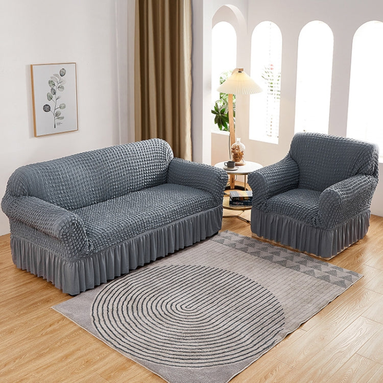 Copridivano stile gonna a copertura totale elastica universale Four Seasons, dimensioni: singolo S 90-140 cm