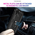 Custodia protettiva antiurto in TPU + PC con supporto girevole a 360 gradi, For OPPO Realme C21