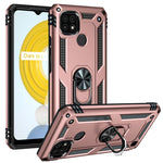 Custodia protettiva antiurto in TPU + PC con supporto girevole a 360 gradi, For OPPO Realme C21
