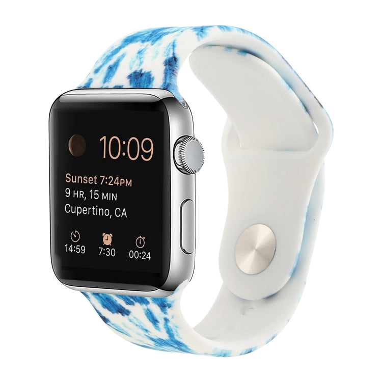 Cinturino in silicone verniciato per Apple Watch