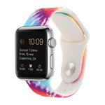 Cinturino in silicone verniciato per Apple Watch