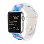 Cinturino in silicone verniciato per Apple Watch