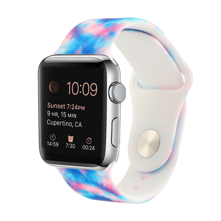 Cinturino in silicone verniciato per Apple Watch