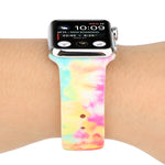 Cinturino in silicone verniciato per Apple Watch