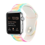 Cinturino in silicone verniciato per Apple Watch
