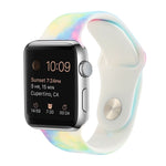 Cinturino in silicone verniciato per Apple Watch