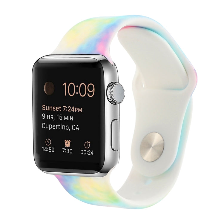 Cinturino in silicone verniciato per Apple Watch