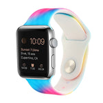 Cinturino in silicone verniciato per Apple Watch
