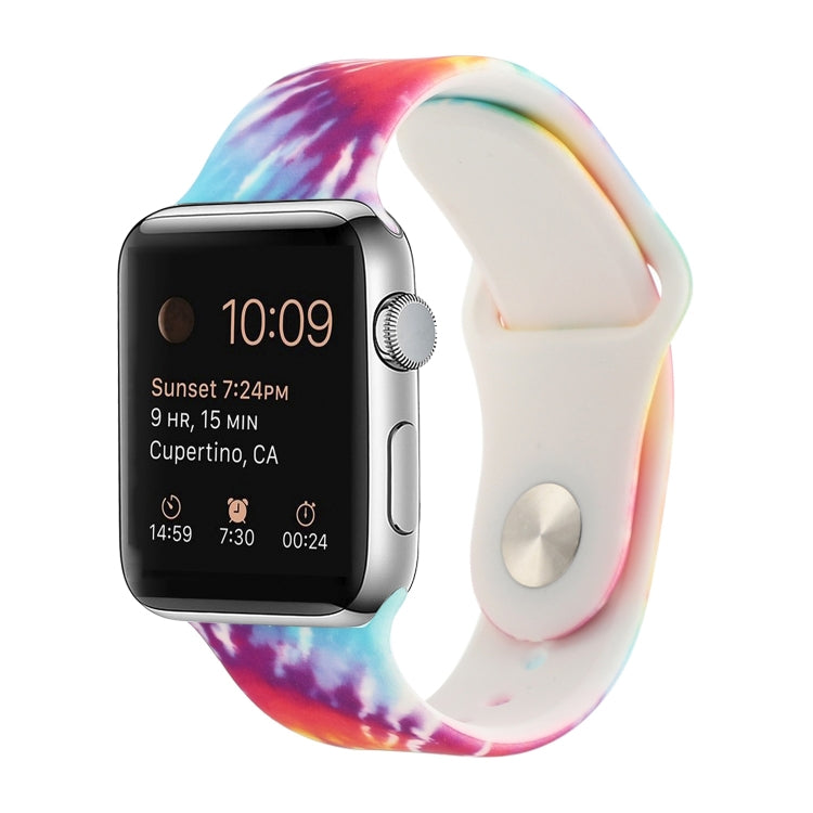 Cinturino in silicone verniciato per Apple Watch