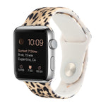Cinturino in silicone verniciato per Apple Watch