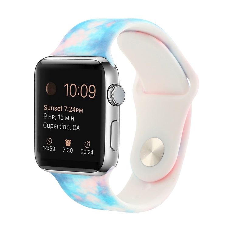 Cinturino in silicone verniciato per Apple Watch