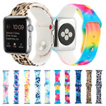 Cinturino in silicone verniciato per Apple Watch