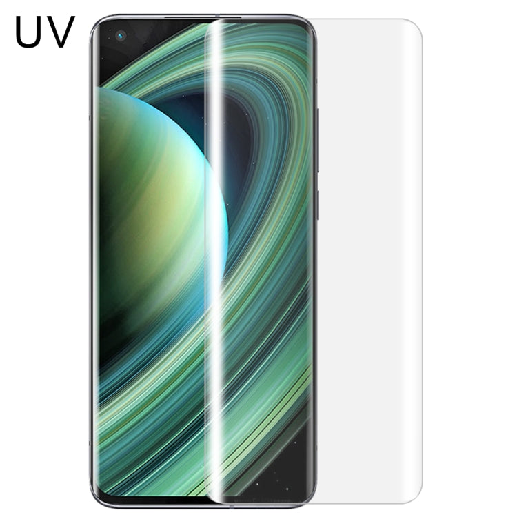 Pellicola in vetro temperato a colla piena curva liquida UV, For Xiaomi Mi 10 Ultra