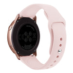 Per Galaxy Watch Active 2 Smart Watch cinturino da polso in silicone tinta unita, L, S