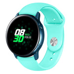 Per Galaxy Watch Active 2 Smart Watch cinturino da polso in silicone tinta unita, L, S