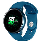 Per Galaxy Watch Active 2 Smart Watch cinturino da polso in silicone tinta unita, L, S