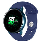 Per Galaxy Watch Active 2 Smart Watch cinturino da polso in silicone tinta unita, L, S