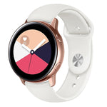 Per Galaxy Watch Active 2 Smart Watch cinturino da polso in silicone tinta unita, L, S