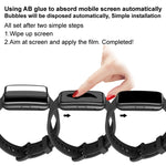 Pellicola protettiva plexiglass HD per Fitbit Versa 3 e Sense