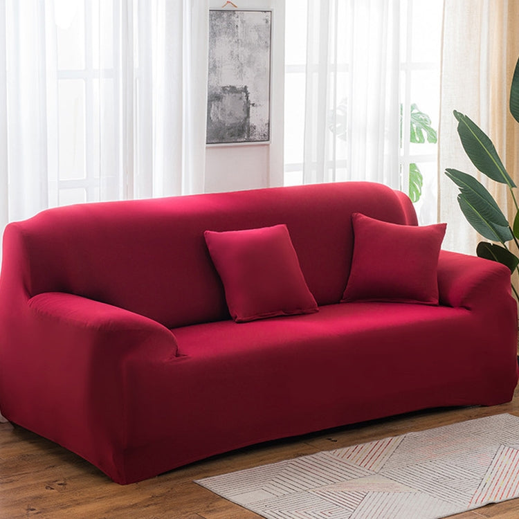 Copridivano antiscivolo a copertura totale elastica in tinta unita Four Seasons