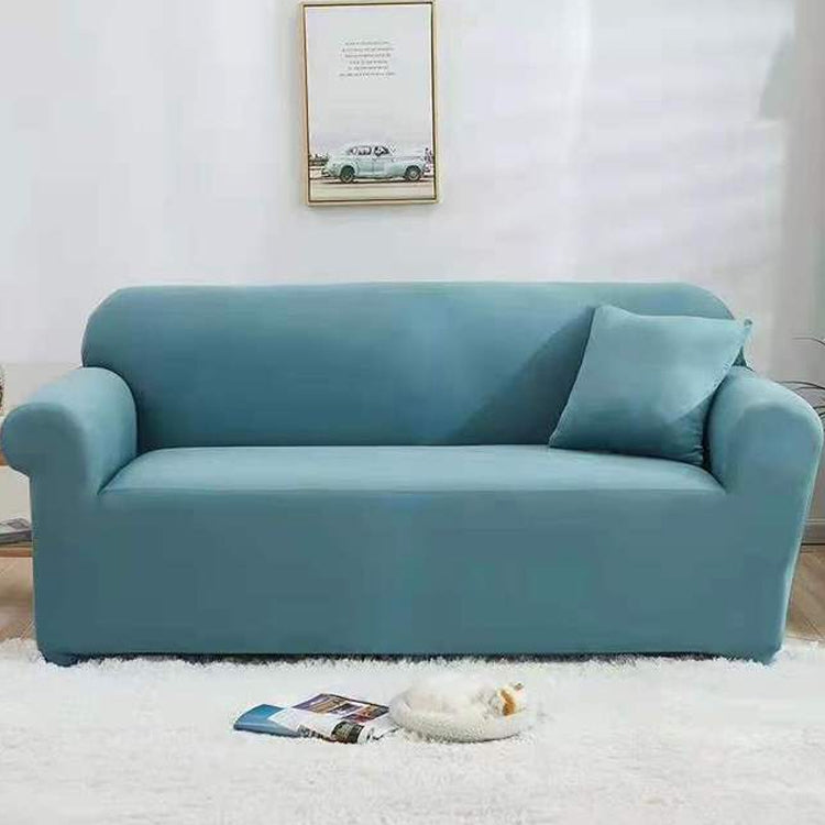 Copridivano antiscivolo a copertura totale elastica in tinta unita Four Seasons