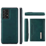 DG.MING M2 Series 3-Fold Multi Card Bag + Cover posteriore magnetica Custodia antiurto con funzione portafoglio e supporto, For Samsung Galaxy A02s, For Samsung Galaxy A32 5G, For Samsung Galaxy A42 5G, For Samsung Galaxy A52 5G / 4G                   ...