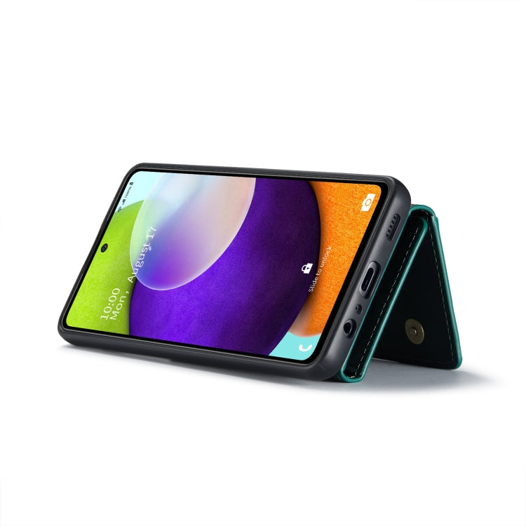 DG.MING M2 Series 3-Fold Multi Card Bag + Cover posteriore magnetica Custodia antiurto con funzione portafoglio e supporto, For Samsung Galaxy A02s, For Samsung Galaxy A32 5G, For Samsung Galaxy A42 5G, For Samsung Galaxy A52 5G / 4G                   ...
