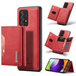 DG.MING M2 Series 3-Fold Multi Card Bag + Cover posteriore magnetica Custodia antiurto con funzione portafoglio e supporto, For Samsung Galaxy A02s, For Samsung Galaxy A32 5G, For Samsung Galaxy A42 5G, For Samsung Galaxy A52 5G / 4G                   ...