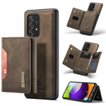 DG.MING M2 Series 3-Fold Multi Card Bag + Cover posteriore magnetica Custodia antiurto con funzione portafoglio e supporto, For Samsung Galaxy A02s, For Samsung Galaxy A32 5G, For Samsung Galaxy A42 5G, For Samsung Galaxy A52 5G / 4G                   ...