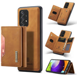 DG.MING M2 Series 3-Fold Multi Card Bag + Cover posteriore magnetica Custodia antiurto con funzione portafoglio e supporto, For Samsung Galaxy A02s, For Samsung Galaxy A32 5G, For Samsung Galaxy A42 5G, For Samsung Galaxy A52 5G / 4G                   ...