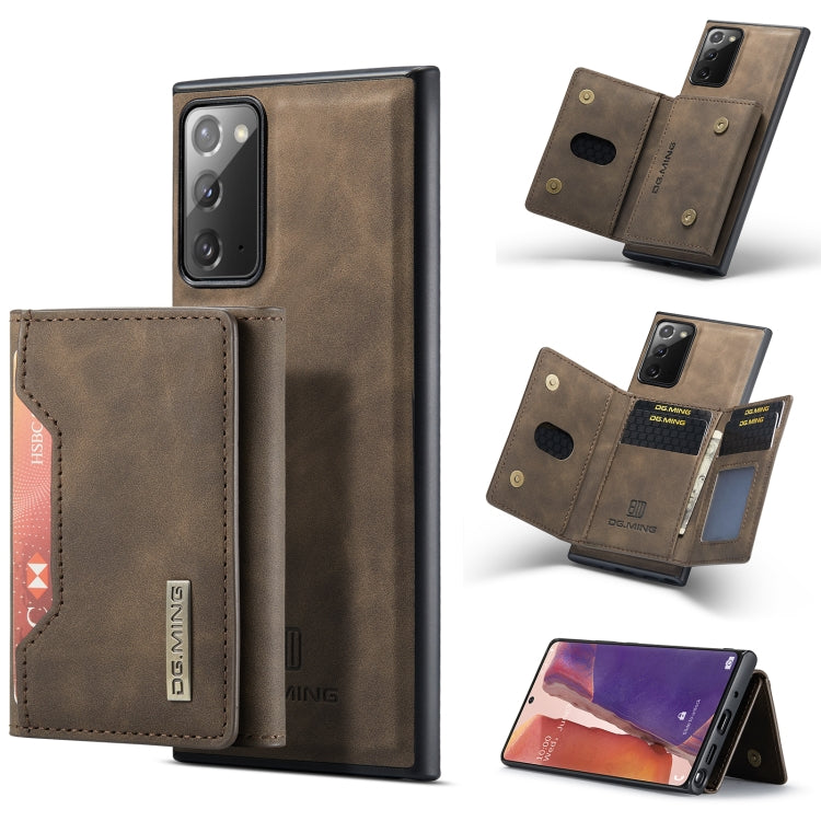 DG.MING M2 Series 3-Fold Multi Card Bag + Cover posteriore magnetica Custodia antiurto con funzione portafoglio e supporto, For Samsung Galaxy A02s, For Samsung Galaxy A32 5G, For Samsung Galaxy A42 5G, For Samsung Galaxy A52 5G / 4G                   ...